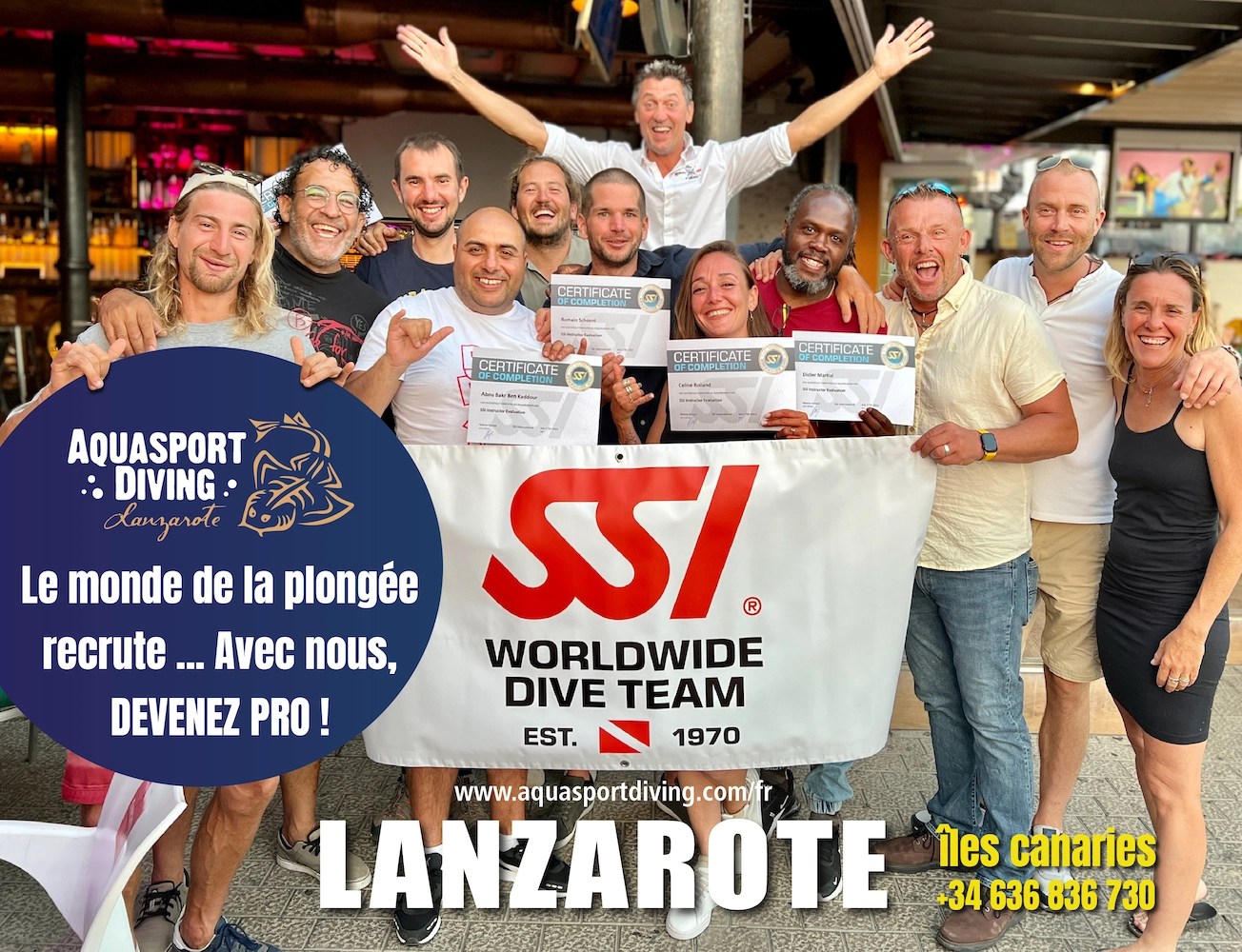 Plonger avec Aquasport Diving Lanzarote
