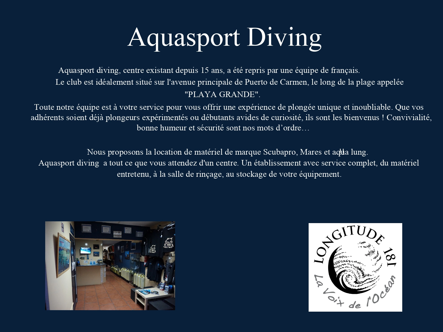 Aquasport Diving