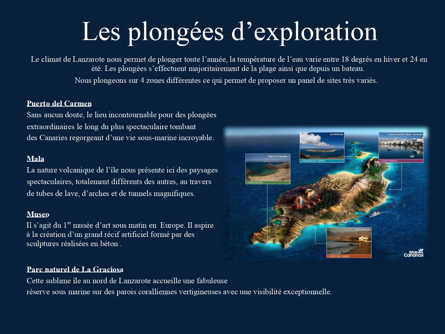 Les plongées d'exploration