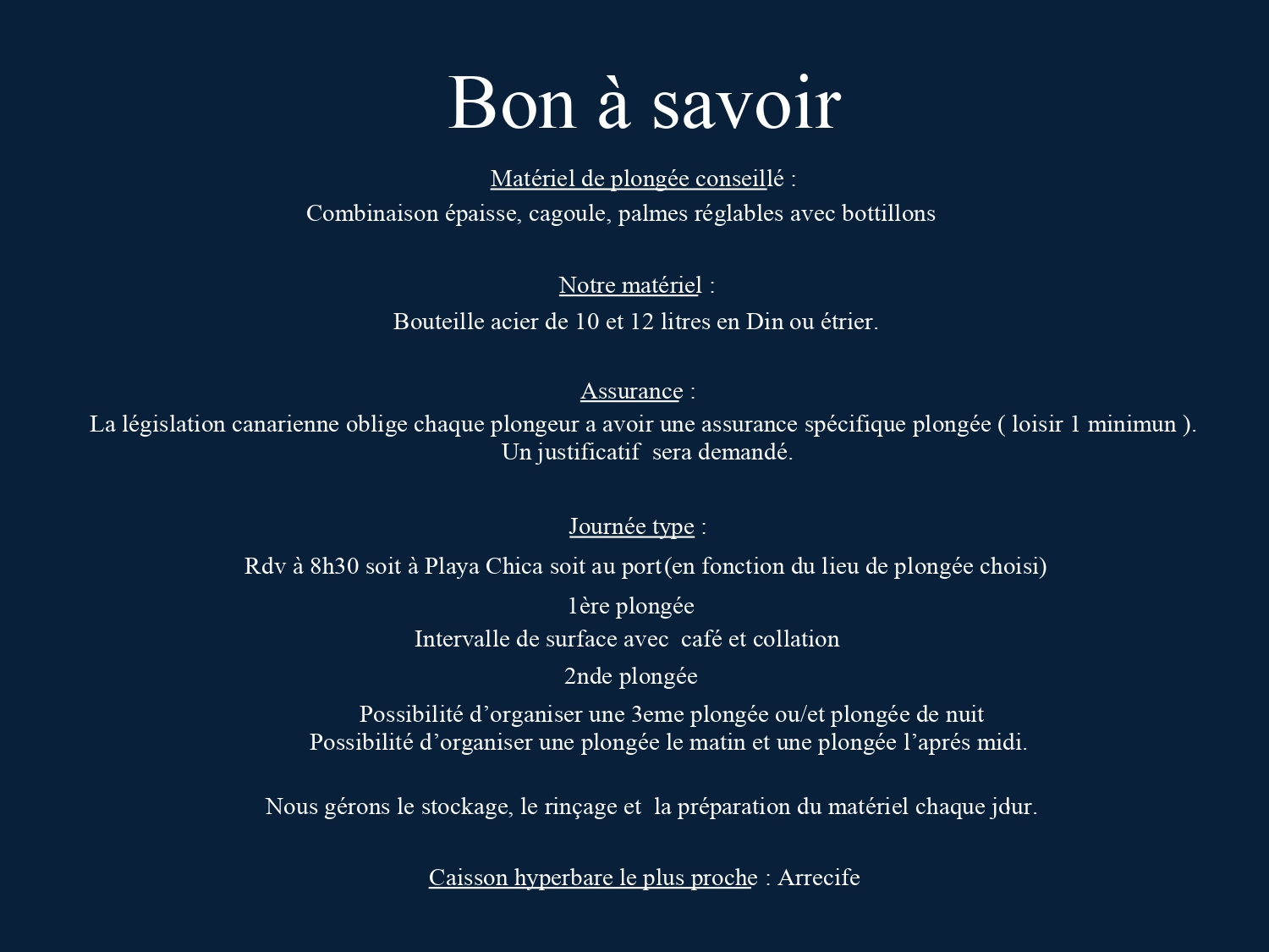 Bon à savoir