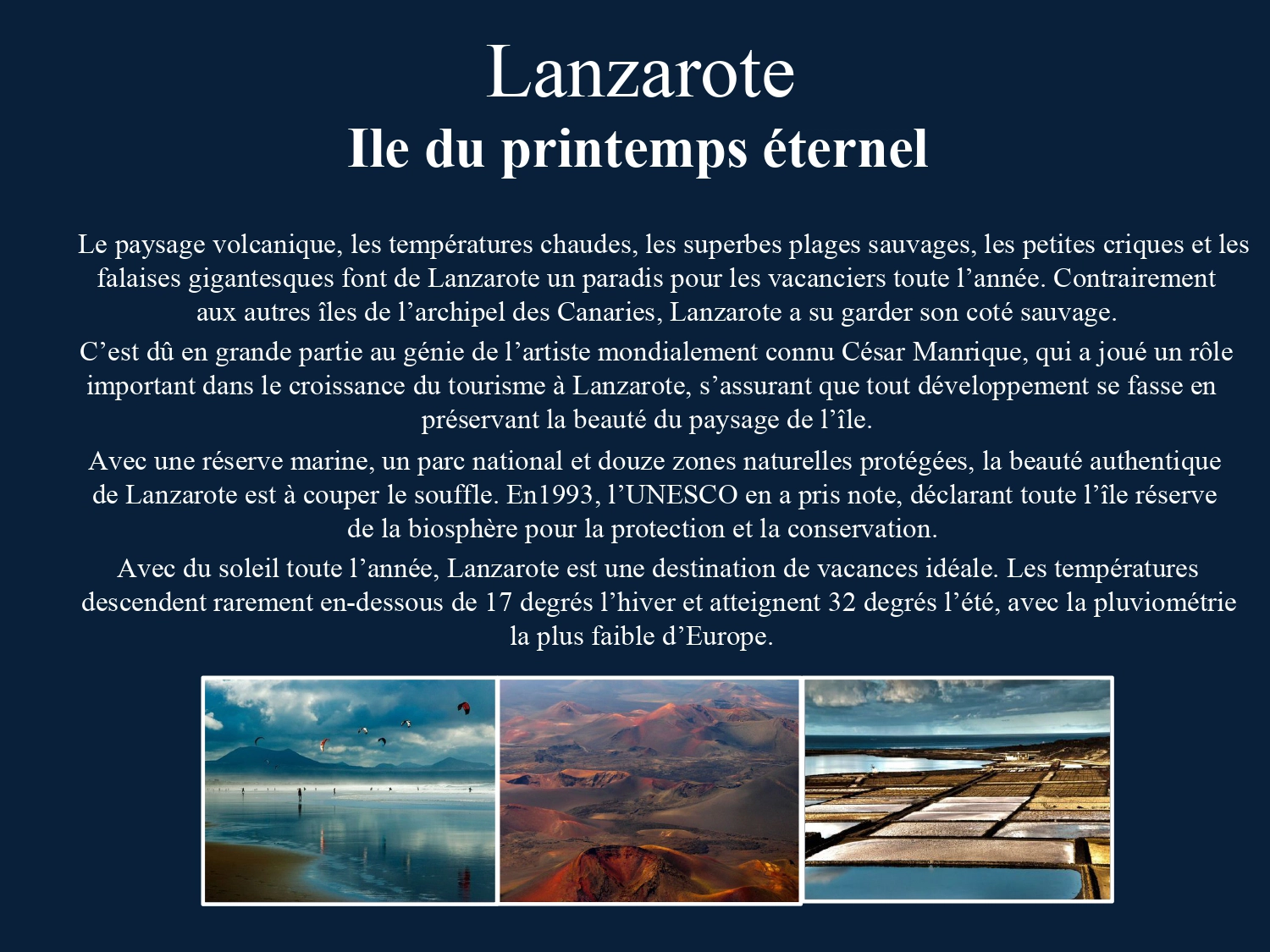 ILe du printemps éternel