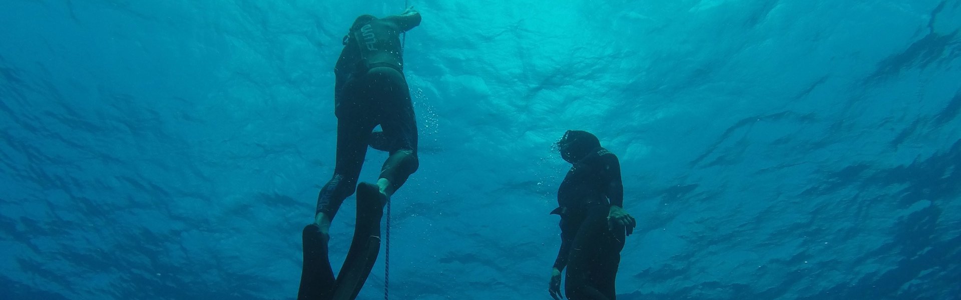 Apnea en las aguas de Lanzarote