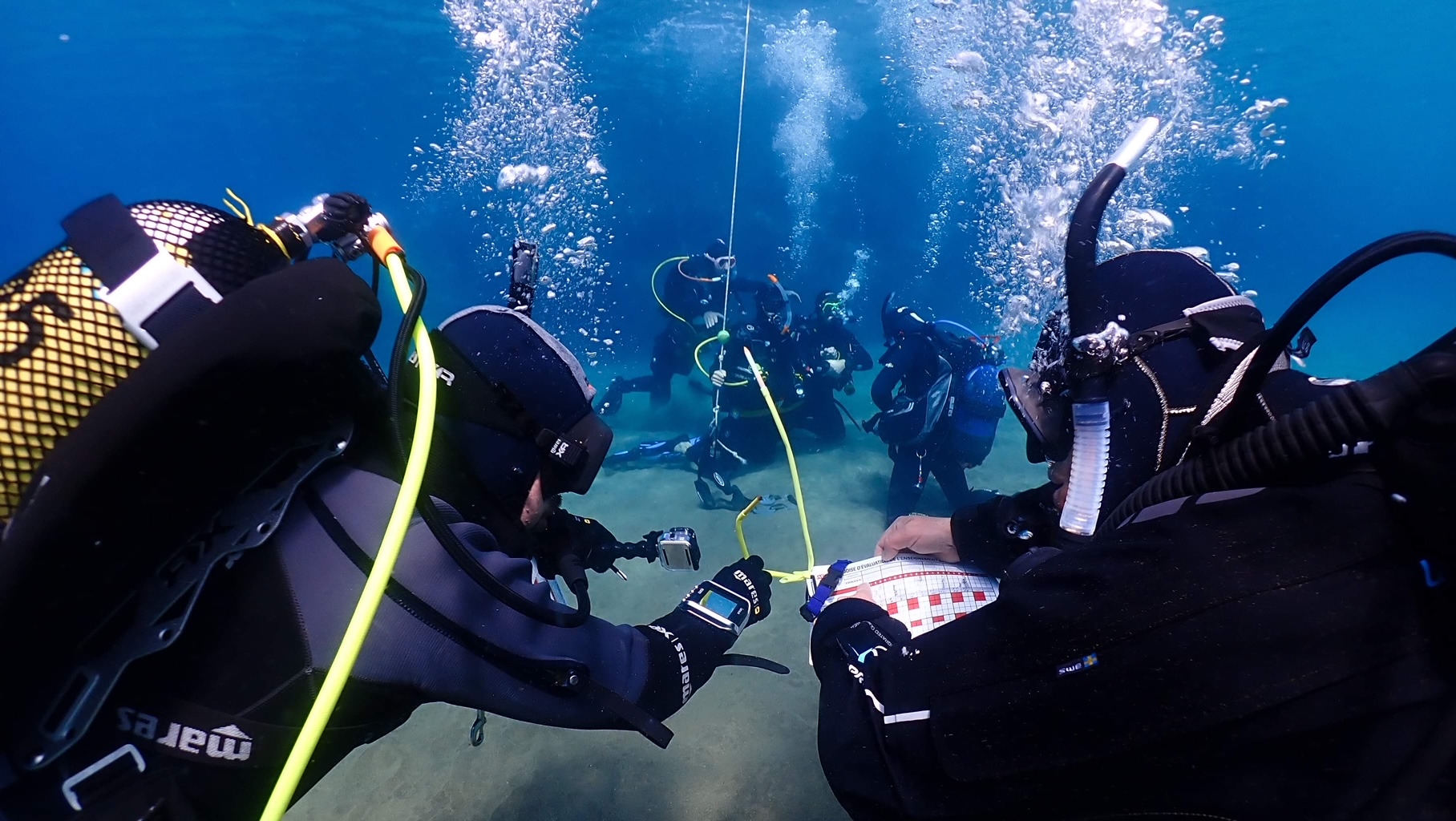 Cours pratique en plongée